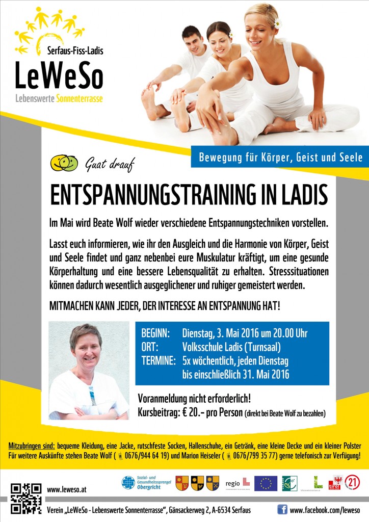 Entspannungstraining mit Beate Wolf @ Volksschule Ladis | Ladis | Tirol | Österreich